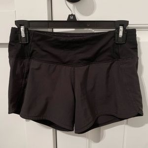 LULULEMON black speed up shorts